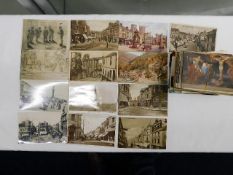 A mixed collection of postcards inc. local interes