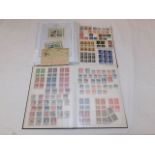 A German Third Reich WW2 stamp album, one other al