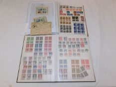 A German Third Reich WW2 stamp album, one other al