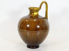 A Burmantofts art pottery ewer 10.5in high