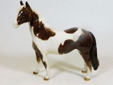A Beswick Skewbald pony 6.5in high