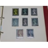 An album of mint stamps including some high face v
