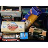 A boxed quantity of Corgi & other diecast items, m