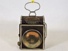 A Victorian Shand Mason & Co. Fire Engine lamp