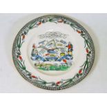 A Staffordshire God Speed The Plough plate