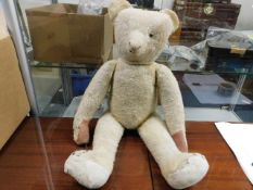 An early 20thC. growler teddy bear a/f
