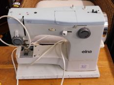An Elna electric sewing machine