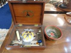 A Reeves & Son painters box, an AA badge & other i