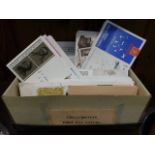 A quantity of British first day covers
