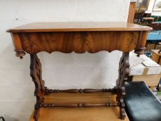 A c.1900 sofa table with drawer