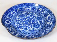 A fine quality hand painted Japanese blue & white