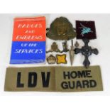 A small selection of military badges & similar ite