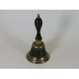 A vintage brass bell