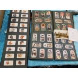 Three albums of cigarette cards