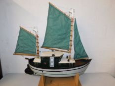 A large remote control Cornish lugger the Water Wi