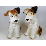 A pair of large Sylvac dogs approx. 11.5in