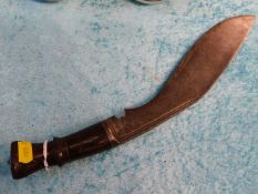 A WW2 Kukri knife used by Dr. Metcalfe of Parade S