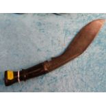 A WW2 Kukri knife used by Dr. Metcalfe of Parade S