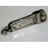 An art nouveau silver cigar cutter 17.7g