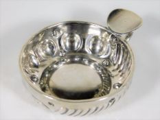 A 19thC. French silver taster 57g