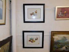 Two framed Hannah Barbera limited edition serigrap