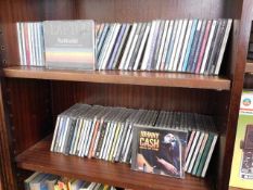 A mixed quantity of CDs