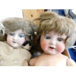 A pair of Armand Marseille dolls