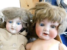 A pair of Armand Marseille dolls