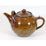 A Michael Cardew studio pottery teapot 7in high