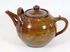 A Michael Cardew studio pottery teapot 7in high