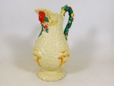 A Clarice Cliff Celtic Harvest jug 8.8in high