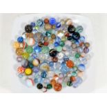 A quantity of vintage & antique marbles