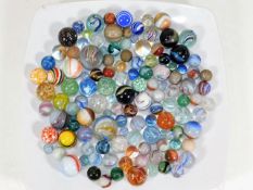 A quantity of vintage & antique marbles