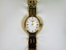 A ladies 9ct gold Rotary wristwatch & strap with o