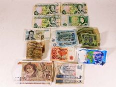 A quantity of mixed bank notes