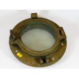 A brass ships porthole