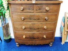 A Victorian chest of drawers