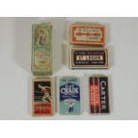 A boxed Gillette razor twinned with a selection of