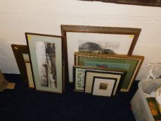 A quantity of prints & pictures