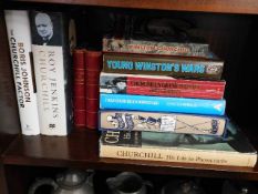 A quantity of Churchill & related books