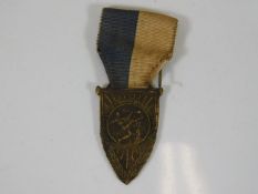 A 1960's continental football medal