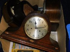 Four early 20thC. mantle clock a/f