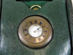 A silver half hunter pocket watch by Russell Ltd.
