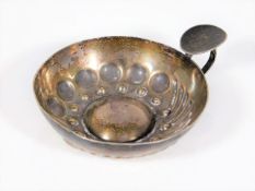 A 19thC. French silver taster 75g