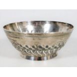 A small antique silver bowl 110g 4.125in wide