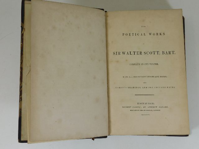 Poetical Works by Sir Walter Scott 1847