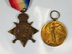 A pair of WW1 medals awarded to K 170010 Heath Sct
