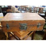 An early 20thC. Chinese suitcase