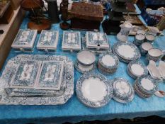 A quantity of approx. 80 pieces of antique English