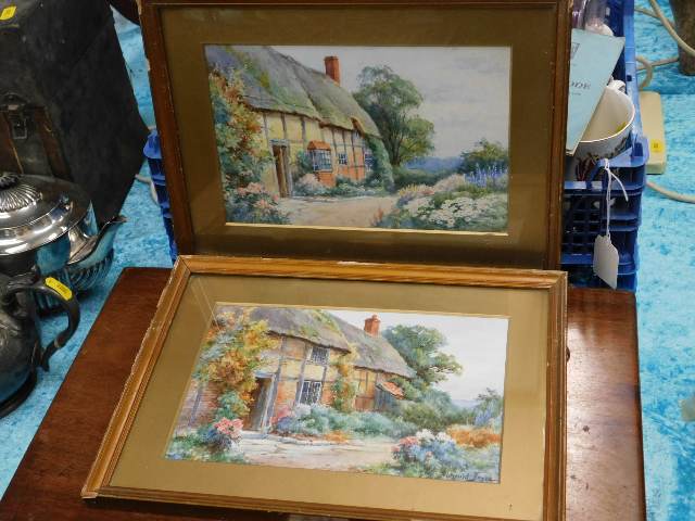 Two Bunford Joyce countryside watercolours